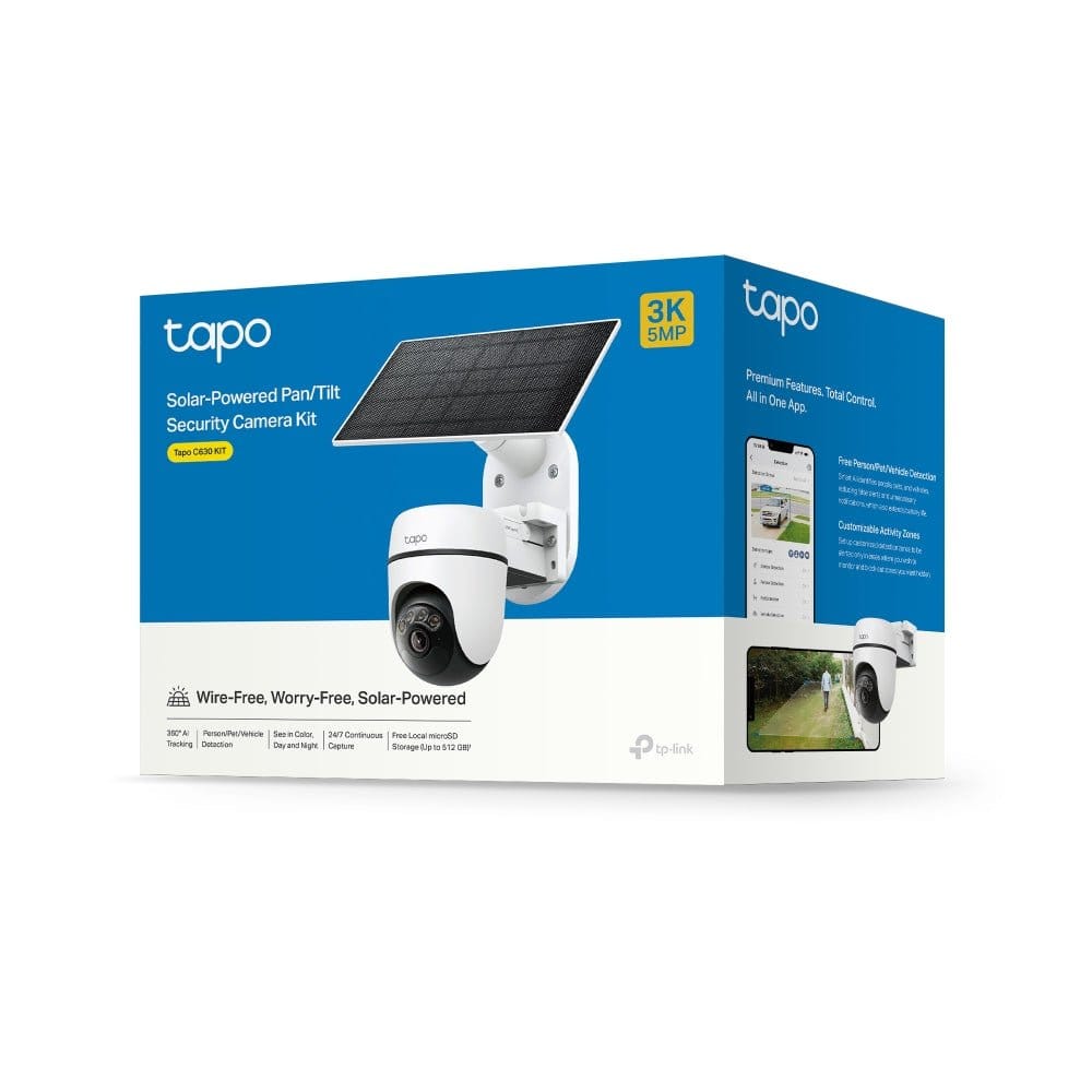 Tapo 5mp Outdoor PT Solar Camera | C630 Kit - متجر نصر