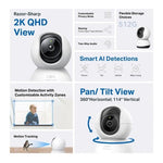 Tapo Surveillance Camera Tapo TC72 | 4MP AI Home Security Wi-Fi Camera