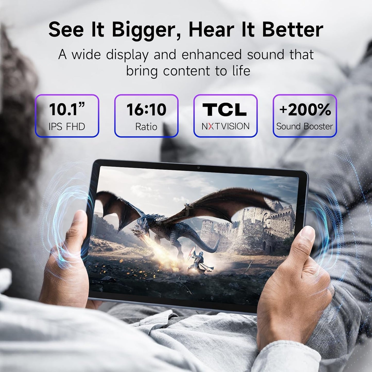 TCL TAB 10L Gen 4 | 12GB RAM (4+8GB) - متجر نصر