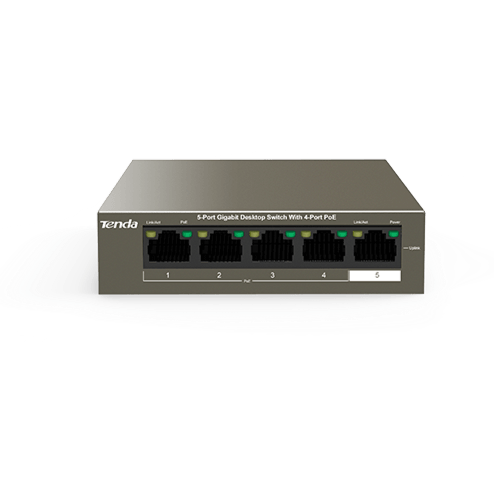 سويتش 5 منافذ جيجابت منهم 4 منافذ طاقة من تيندا |  TEG1105P-4-63W - متجر نصر