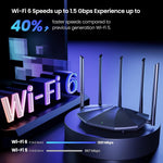 Tenda Networks Tenda Dual-Band Gigabit Wi-Fi 6 Router-TX2Pro