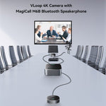 Tenveo Phone & Conference Tenveo VA612-EX Video 4K 12x Optical Zoom PTZ Camera with Bluetooth Speakerphone Office Equipment Conference System