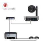 Tenveo Phone & Conference Tenveo VA612-EX Video 4K 12x Optical Zoom PTZ Camera with Bluetooth Speakerphone Office Equipment Conference System