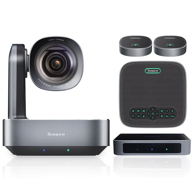 Tenveo VA612-EX Video 4K 12x Optical Zoom PTZ Camera with Bluetooth Speakerphone Office Equipment Conference System - متجر نصر