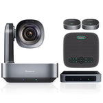 Tenveo Phone & Conference Tenveo VA612-EX Video 4K 12x Optical Zoom PTZ Camera with Bluetooth Speakerphone Office Equipment Conference System