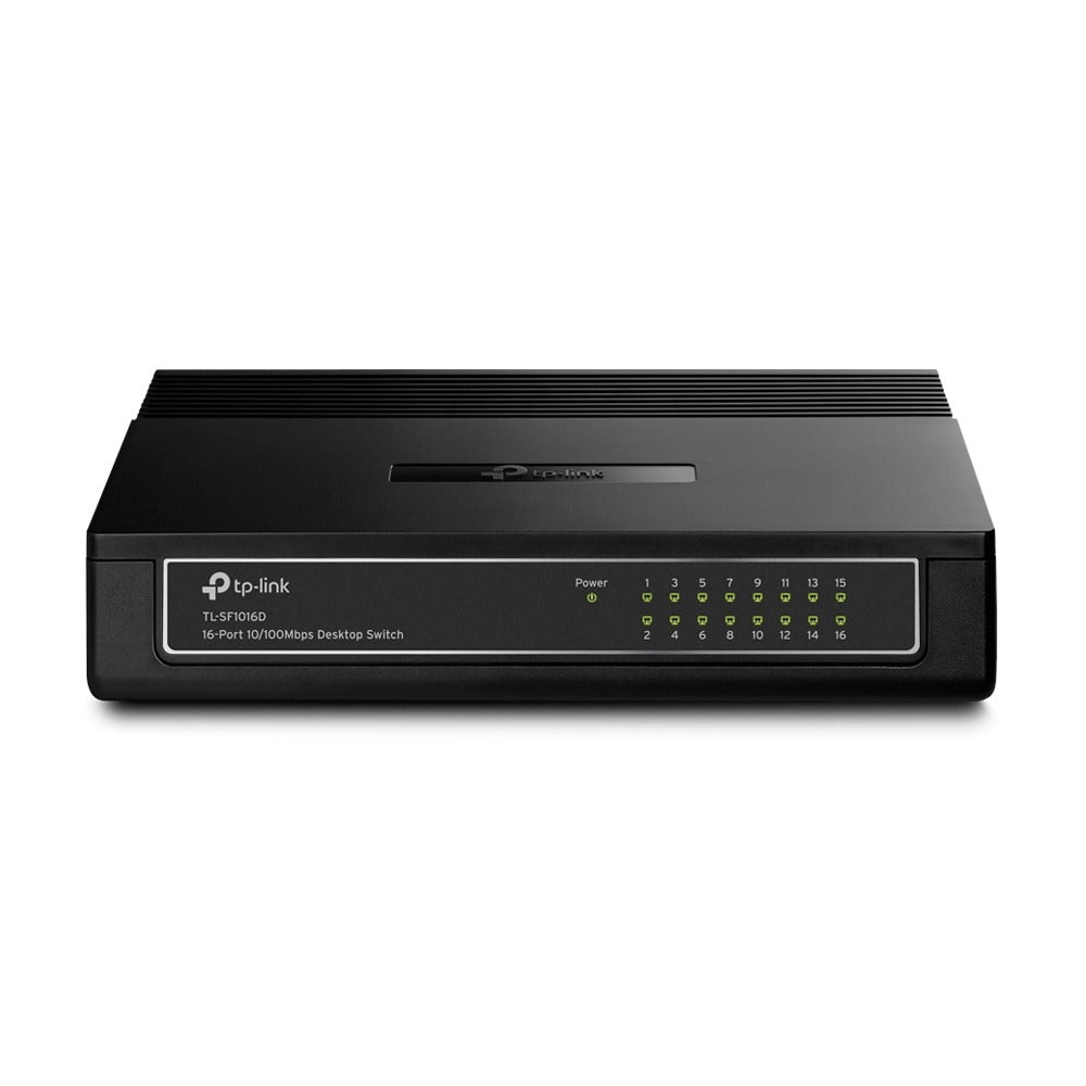 سويتش TP-Link مكتبي بـ 16 منفذ 10/100Mbps | TL-SF1016D - متجر نصر