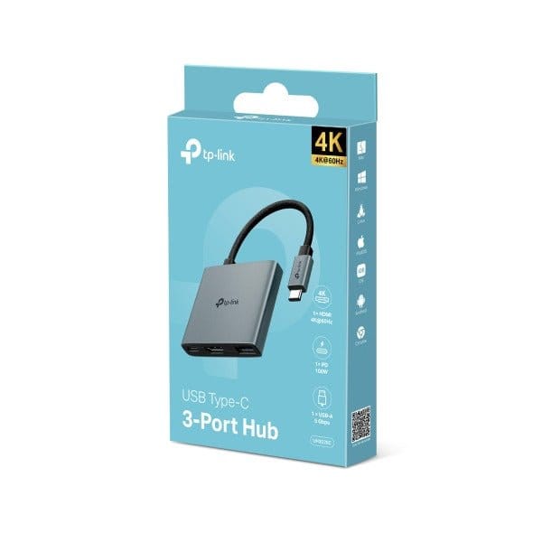 TP-Link UH3020C | USB Type-C 3 in 1 Hub - متجر نصر