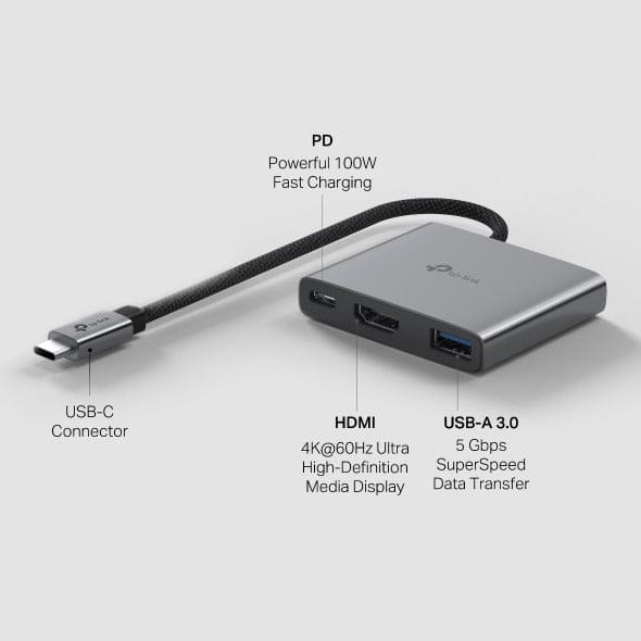 TP-Link UH3020C | USB Type-C 3 in 1 Hub - متجر نصر