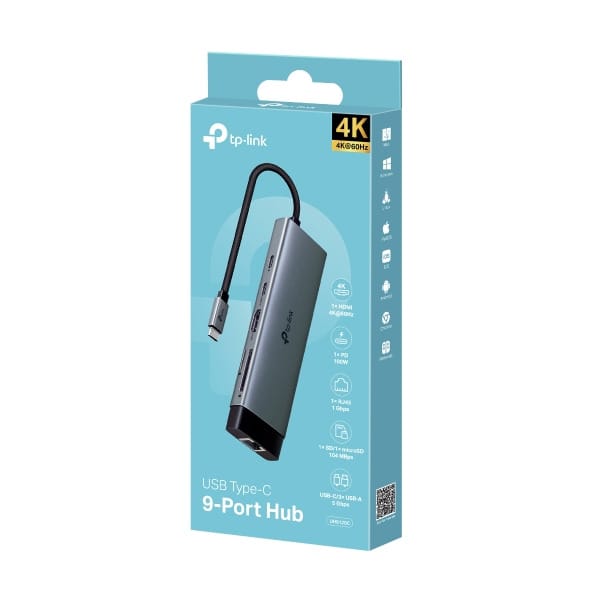 TP-Link UH9120C | USB Type-C 9 in 1 Hub - متجر نصر
