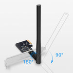 TP-Link AC600 Wi-Fi 5 Dual Band High Gain PCI Express Adapter | Archer T2E - image 2