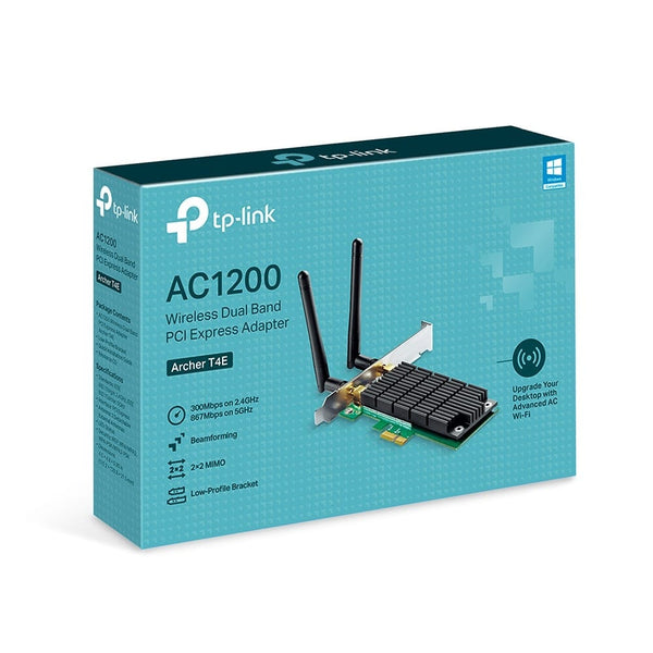TP-Link Networks Archer T4E TP-Link® AC1200 Wi-Fi 5 Dual Band PCI Express Adapter | Archer T4E
