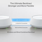 TP-Link Deco BE22 wireless and wired combined backhaul