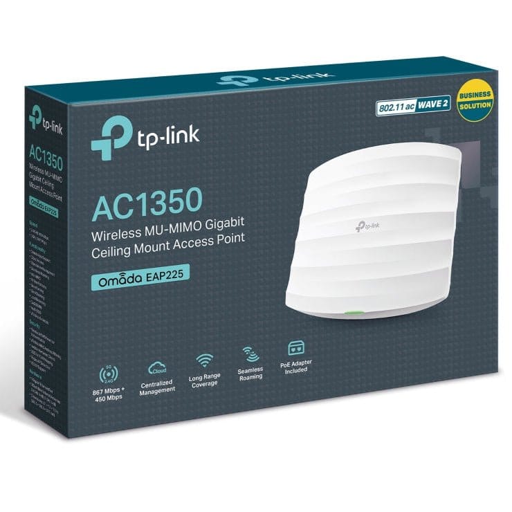 AC1350 Wireless Dual-Band Gigabit Ceiling Mount Access Point / EAP225 - متجر نصر