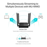 TP-Link Networks Archer AC1200 Wireless Dual Band Gigabit Router | Archer C64