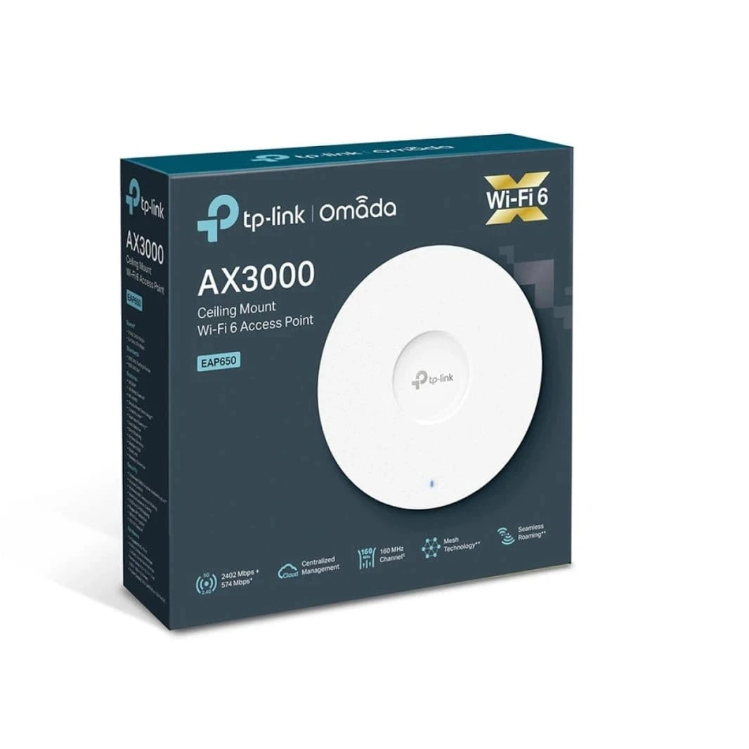 نقطة وصول WiFi 6 مثبتة في السقف AX3000 /EAP650 - متجر نصر