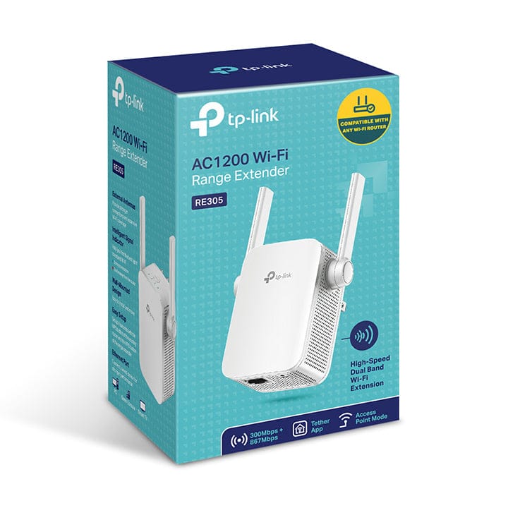 TP-Link AC1200 Wi-Fi  Wall Plugged Range Extender | RE305 - متجر نصر