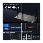 TP-Link Networks TP-Link Archer BE220 | BE3600 Dual-Band Wi-Fi 7 Router