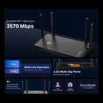 TP-Link Networks TP-Link  Archer BE230 New BE3600 Dual-Band Wi-Fi 7 Router
