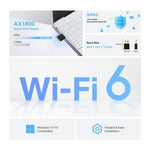 TP-Link Networks TP-Link Archer TX20U Nano | AX1800 Nano Wi-Fi 6 Wireless USB Adapter