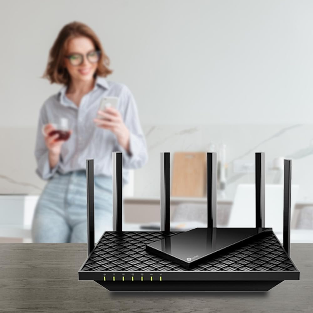 راوتر تي بي لينك ثنائي النطاق جيجابت واي فاي 6| AX5400- AX73 - متجر نصر