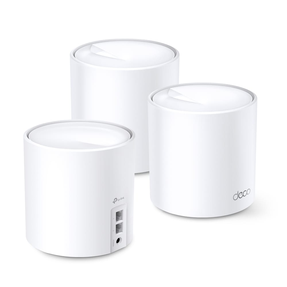 نظام  شبكة منزلية كاملة (3 عبوات)| TP-Link AX5400 Wi-Fi 6 / Deco X60  - متجر نصر