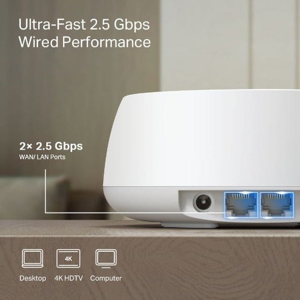 TP-Link Deco BE25 | BE3600 Whole Home Mesh WiFi 7 System | 1Pack - 3Pack - متجر نصر