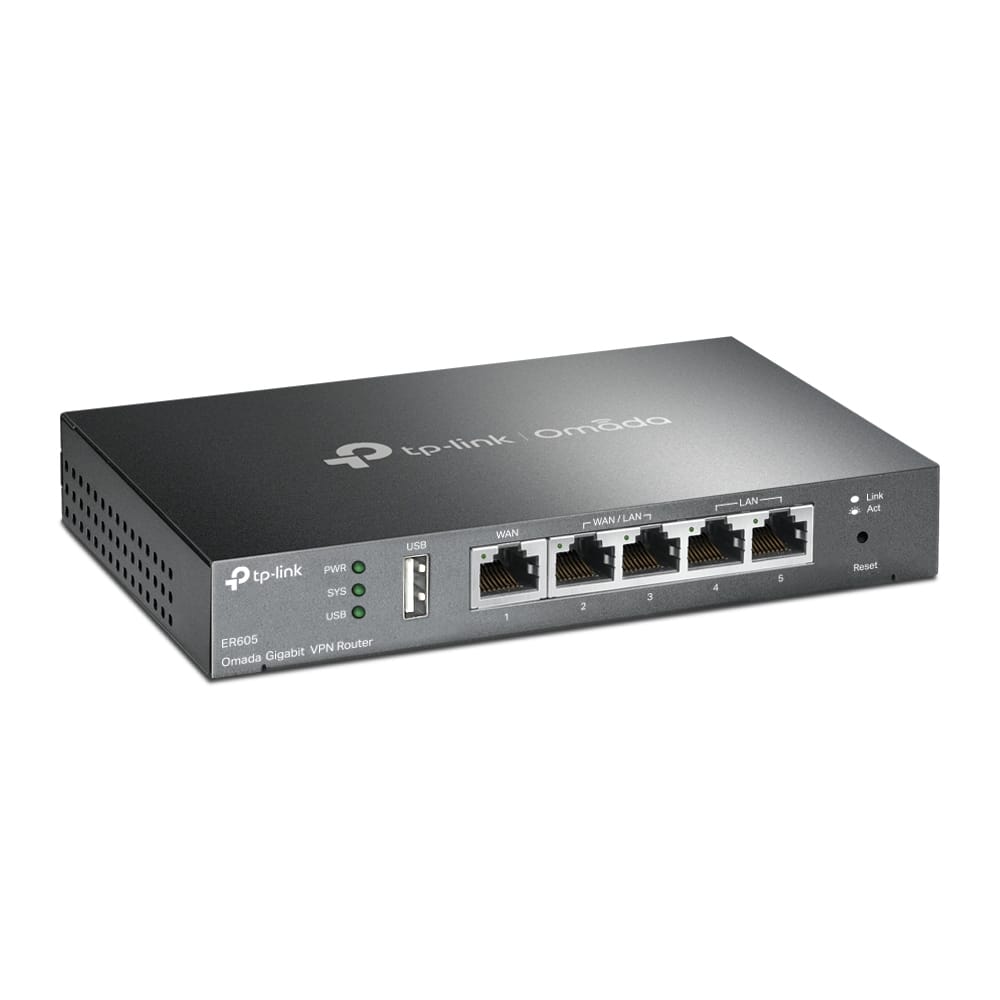 جهاز توجيه متعدد المنافذ من تي بي لينك |TP-Link Omada Gigabit VPN Router | ER605 - متجر نصر
