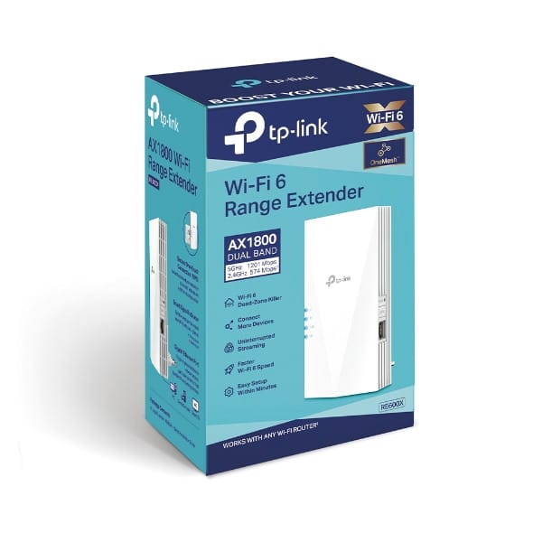 TP-Link RE600X - AX1800 Wi-Fi 6 Range Wall Plug Extender - متجر نصر