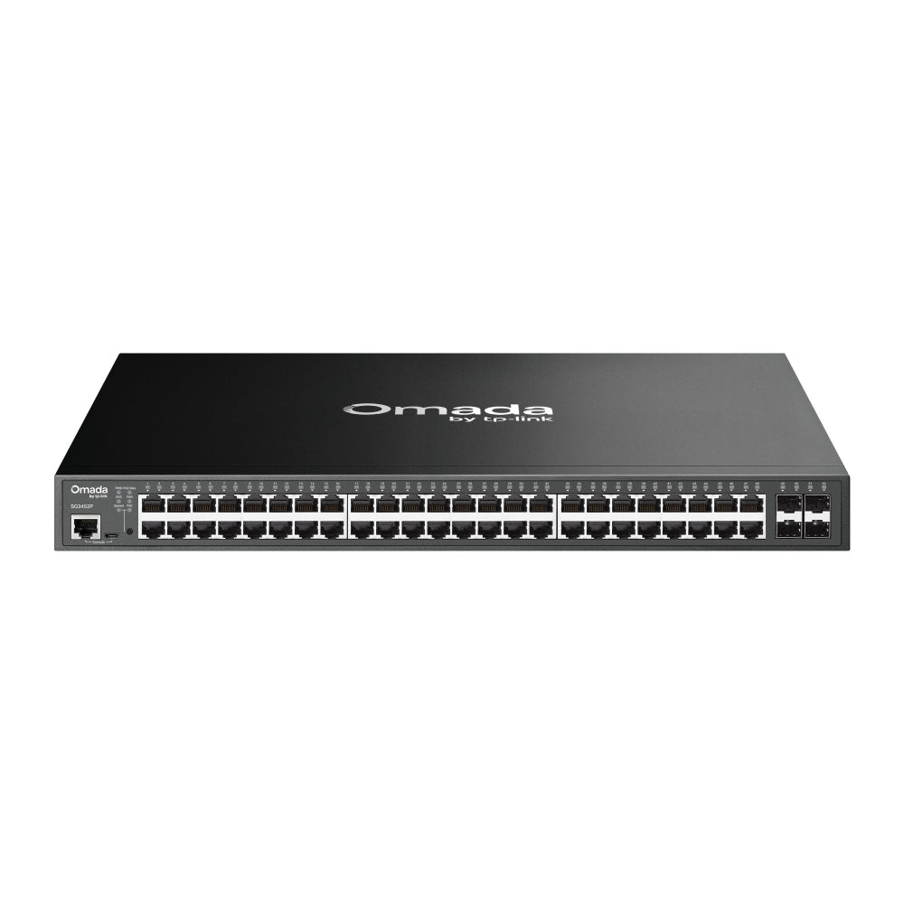 TP-Link Omada Access 52-Port Gigabit Managed PoE+ Switch, 48 PoE+ Ports, 384W | SG3452P - متجر نصر