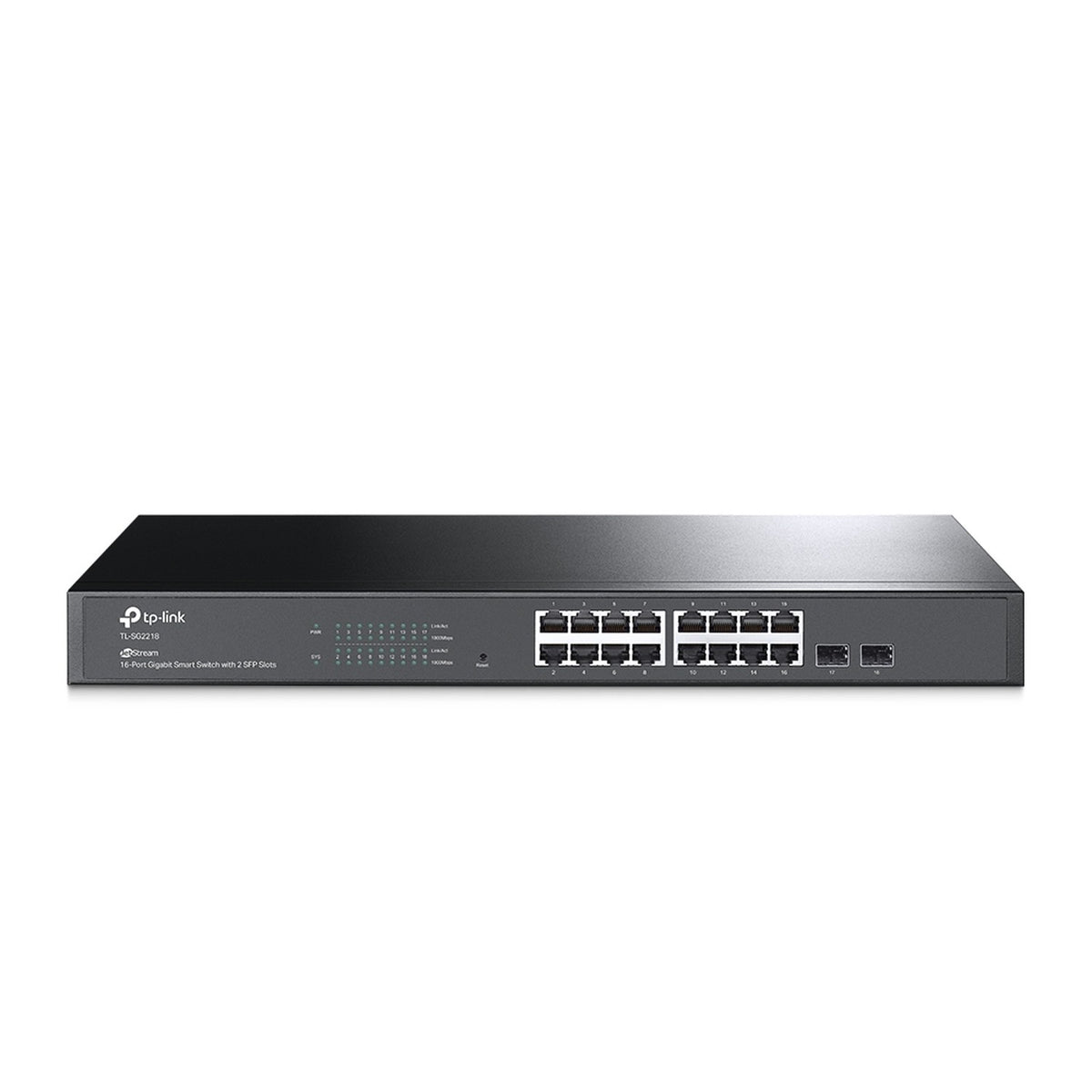 TP-Link JetStream 16-Port Gigabit Smart Switch with 2 SFP Slots | TL-SG2218 - متجر نصر