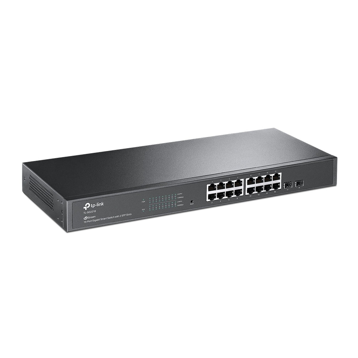 TP-Link JetStream 16-Port Gigabit Smart Switch with 2 SFP Slots | TL-SG2218 - متجر نصر