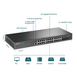 TP-Link JetStream 24-Port Gigabit L2+ Managed Switch with 4 10GE SFP+ Slots | TL-SG3428X