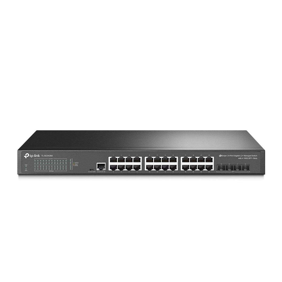 TP-Link JetStream 24-Port Gigabit L2+ Managed Switch with 4 10GE SFP+ Slots | TL-SG3428X - متجر نصر