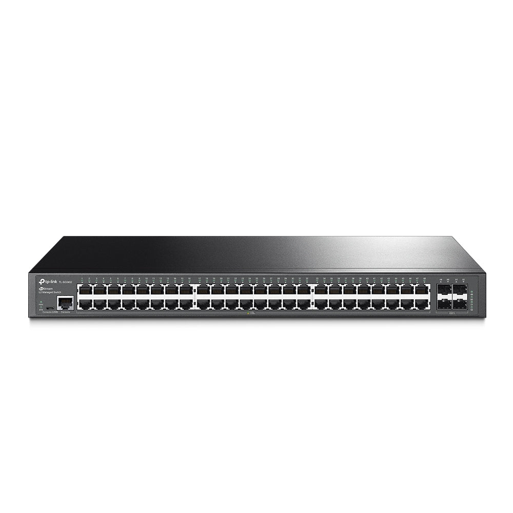 TP-Link® JetStream 48-Port Gigabit L2 Managed Switch with 4 SFP Slots | TL-SG3452 - متجر نصر