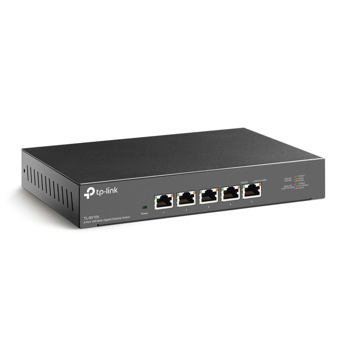 سويتش TP-Link مكتبي 5 منافذ 10G Multi-Gigabit بهيكل معدني | TL-SX105 - متجر نصر