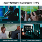 TP-Link 5-Port 10G Multi-Gigabit Desktop Switch, Metal Casing | TL-SX105 - image 5
