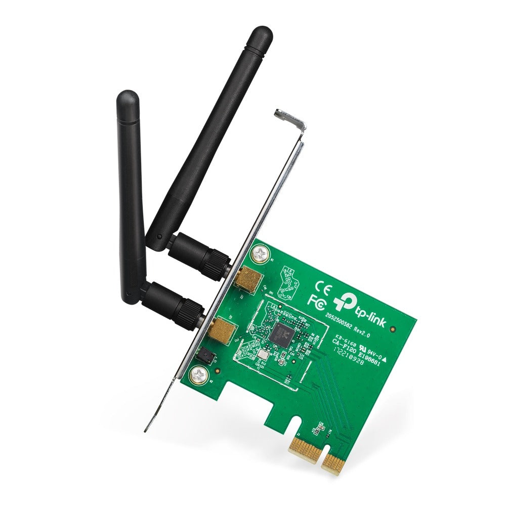 كرت واي فاي PCI Express لاسلكي N300 Wi-Fi 4 بهوائيين من TP-Link | TL-WN881ND - متجر نصر