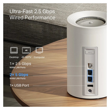 BE9300 Whole Home Mesh WiFi 7 System /BE65 (1-Pack) متجر نصر