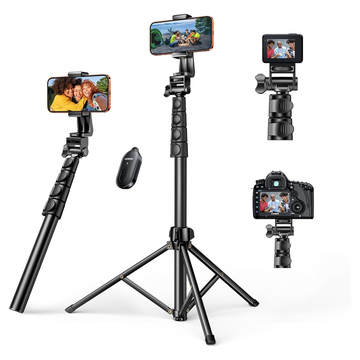 UGREEN Tripod Stand 1.7m With Bluetooth Remote For selfie Livestream and Others / 15609 متجر نصر