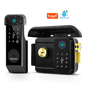 Tuya Locks Double Side Secure (Entrance/Exit)B -Installation Included Smart Door Lock / Rim Lock | SE 108/109 D