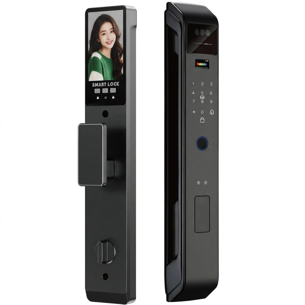 Smart Door Lock SE 120 D | Video Call | Self Open | (Tri Lock) - متجر نصر