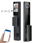 Tuya Locks No Installation Smart Door Lock SE52x |Video Call | Self Open | Surveillance Cam (Tri Lock)