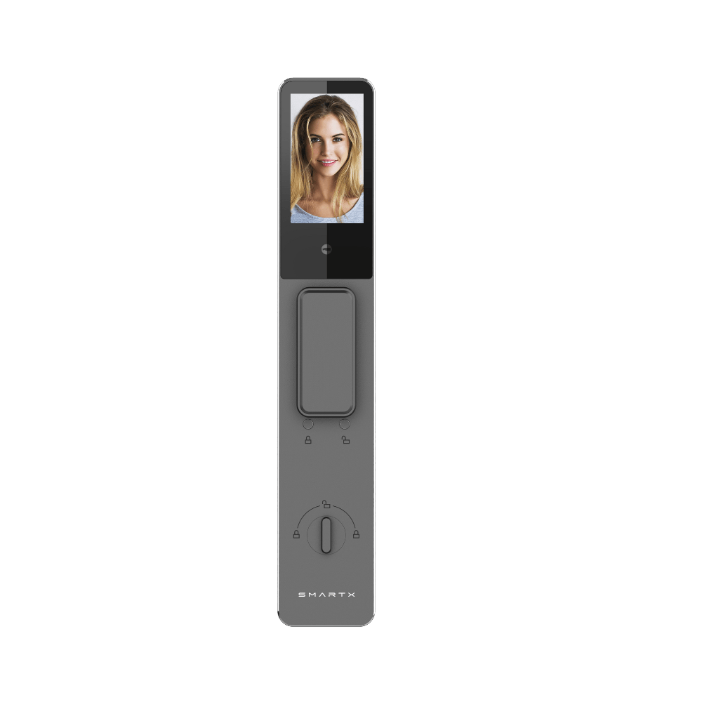 Smart Door Lock 3D-Face Recognition |Surveillance |Video Call |Self Open | SE47x - متجر نصر