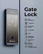 Tuya Locks Smart Door Lock Automatic SE73x | Double Fingerprint | Video Call and Surveillance | Self Open