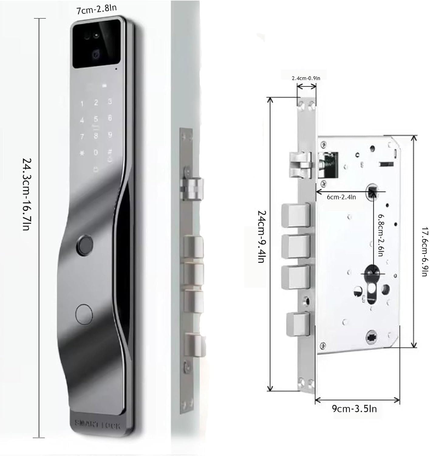 Smart Door Lock Face Recognition -SE6 - متجر نصر
