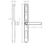 Tuya Locks Smart Door Lock for Aluminum Door- SE64x