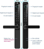 Tuya Locks Smart Door Lock for Grille Door (Double-Sided Fingerprint) SE49