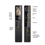 Tuya Locks Smart Door Lock SE52x |Video Call | Self Open | Surveillance Cam (Tri Lock)