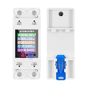 AT2PW 100A Tuya WiFi Din Rail Energy Meter Smart Switch With LCD - متجر نصر