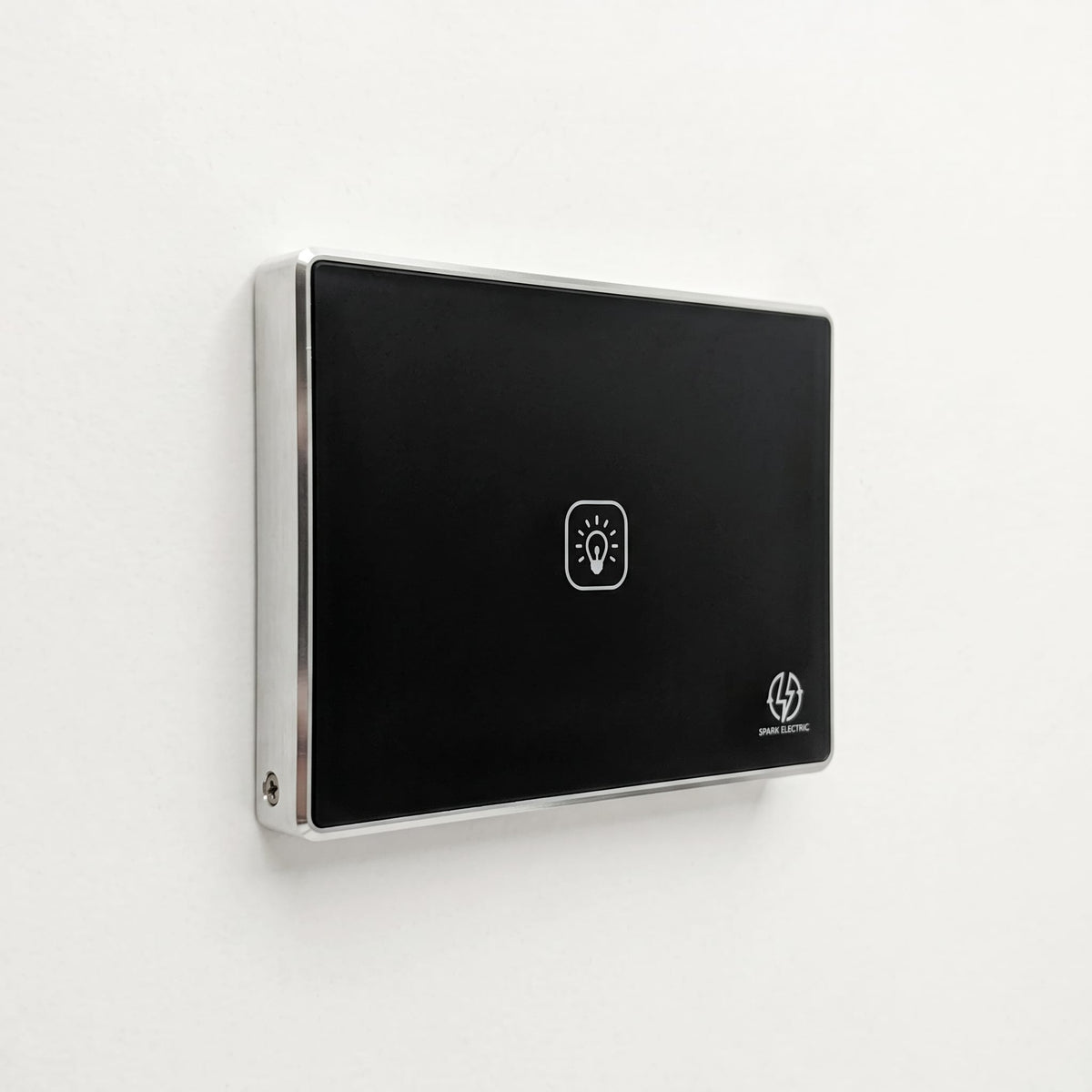 Tuya Smart Deluxe Switch 10A | 1 Gang | Aluminum Frame | Spark Electric - متجر نصر